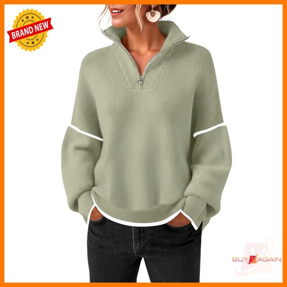 Oversized Knitted Pullover Turtleneck Sweater Y2K Chic Casual Winter Tops